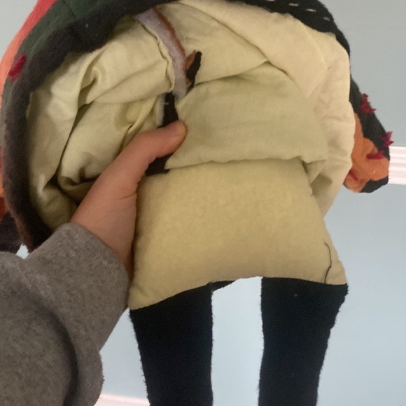 VINTAGE 2002 TENDER HEART TREASURES PRIMITIVE TALL weight shelf sitting SANTA - Picture 10 of 10